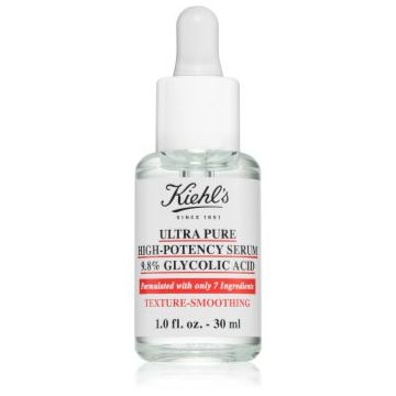 Kiehl's Ultra Pure High-Potency Serum 9.8% Glycolic Acid ser concentrat pentru ten