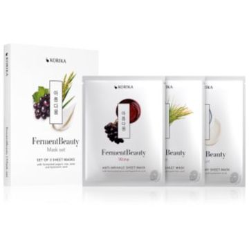 KORIKA FermentBeauty Mask Set set de măști faciale