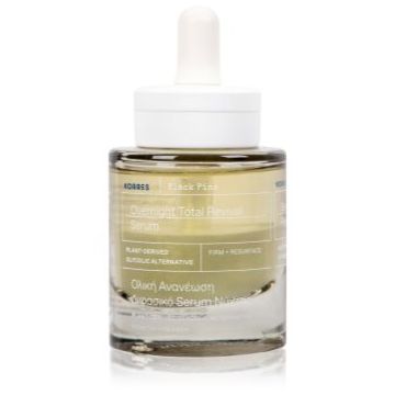 Korres Black Pine ser de reîntinerire în două faze pentru noapte