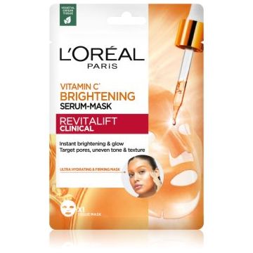 L’Oréal Paris Revitalift Clinical masca pentru albirea tenului cu vitamina C