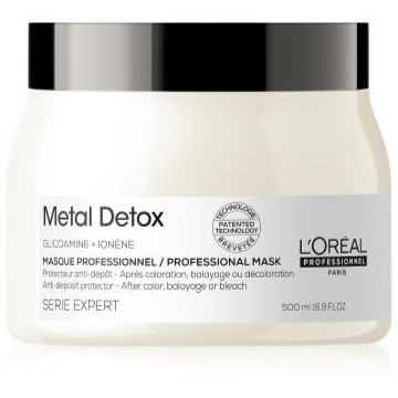 L’Oréal Professionnel Serie Expert Metal Detox mască hrănitoare profundă pentru par vopsit si deteriorat