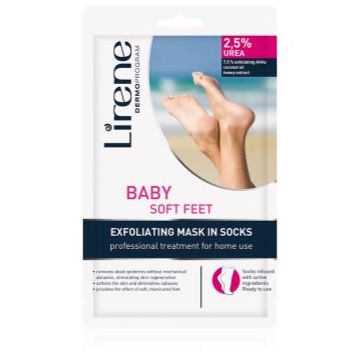 Lirene Foot Care sosete exfoliante pentru hidratarea picioarelor