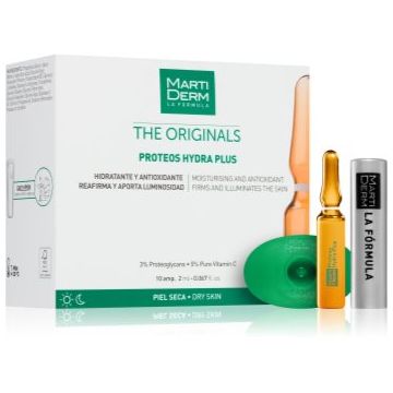 MartiDerm The Originals Protoes Hydra Plus ser hidratant in fiole