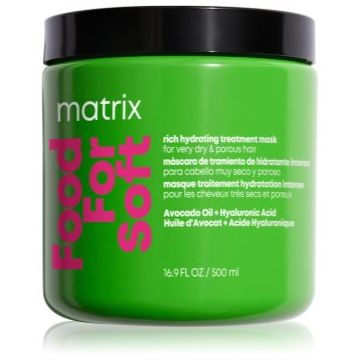 Matrix Food For Soft Hydrating Treatment Mask masca pentru hidratare intensa pentru păr