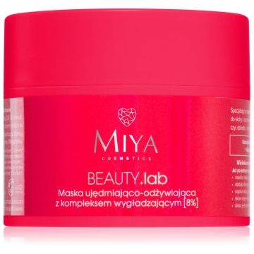 MIYA Cosmetics BEAUTY.lab mască hrănitoare și tonifiantă