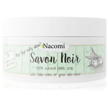 Nacomi Bye-Bye oily skin! săpun negru pentru fata si corp