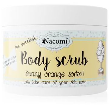 Nacomi The Sweetest Sunny Orange Sorbet exfoliant pentru corp