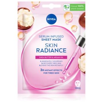 NIVEA Skin Radiance mască textilă iluminatoare