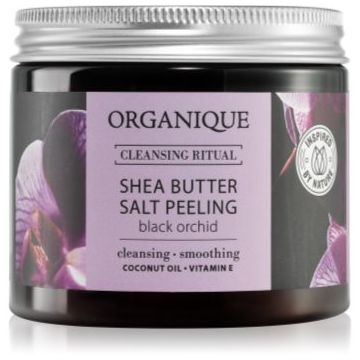 Organique Black Orchid sare pentru exfoliere unt de shea