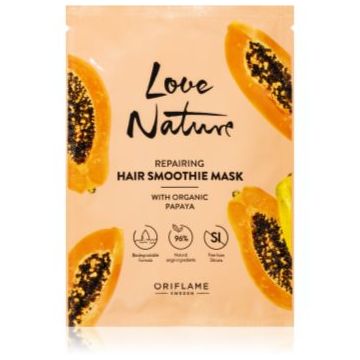 Oriflame Love Nature Organic Papaya masca de par regeneratoare