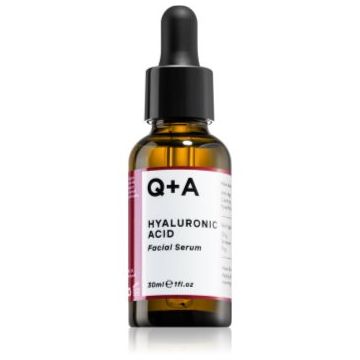 Q+A Hyaluronic Acid ser facial hidratant cu acid hialuronic