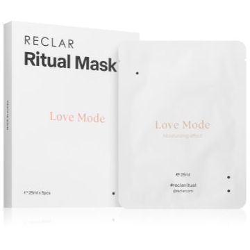 RECLAR Ritual Mask Love Mode mască textilă facială de unică folosință pentru toate tipurile de ten