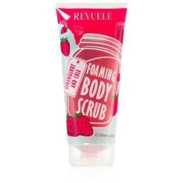 Revuele Foaming Body Scrub Strawberry and Chia exfoliant de corp hidratant