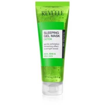 Revuele Sleeping Gel Mask Detox masca faciala detoxifianta pentru noapte
