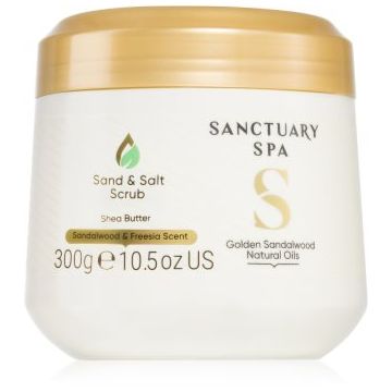Sanctuary Spa Golden Sandalwood sare pentru exfoliere pentru corp