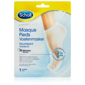 Scholl Pedimask™ Macadamia Oil mască hrănitoare profundă pentru picioare