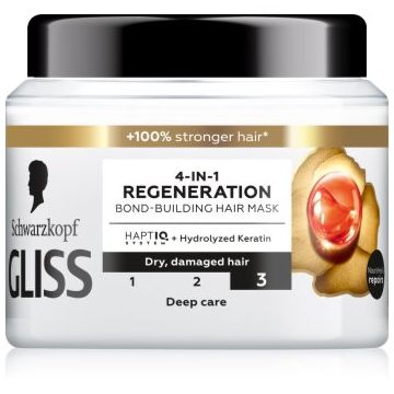 Schwarzkopf Gliss Total Repair masca pentru regenerare pentru păr uscat și deteriorat