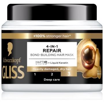 Schwarzkopf Gliss Ultimate Repair masca de par regeneratoare 4 in 1