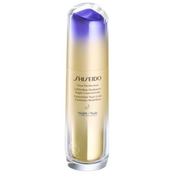 Shiseido Vital Perfection LiftDefine Radiance Night Concentrate ser de noapte cu efect lifting