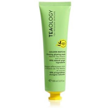 Teaology Cleansing Golden Matcha Firming Glowing Mask masca hidratanta pentru pielea uscata