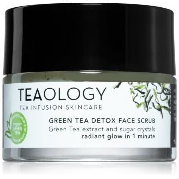 Teaology Cleansing Green Tea Detox Face Scrub Exfoliant hranitor cu ceai verde