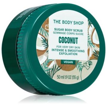 The Body Shop Coconut Body Scrub Vegan exfoliant pentru corp cu cocos