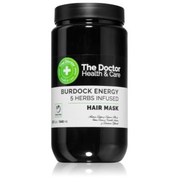 The Doctor Burdock Energy 5 Herbs Infused mască fortifiantă pentru păr
