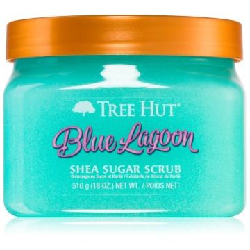 Tree Hut Blue Lagoon exfoliant de corp cu zahăr