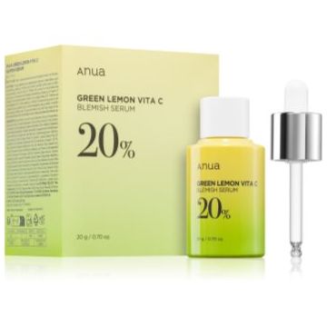 Anua Green Lemon Vita C Blemish Serum ser stralucire cu vitamina C impotriva petelor