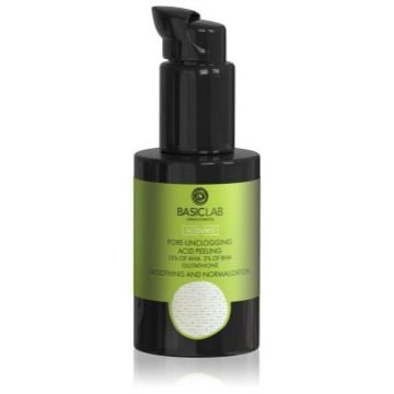 BasicLab Dermocosmetics Acidumis peelingul chimic impotriva punctelor negre