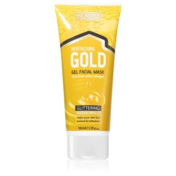 Beauty Formulas Gold masca gel cu colagen