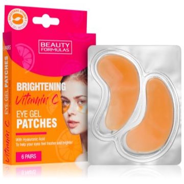 Beauty Formulas Vitamin C masca iluminatoare pentru ochi