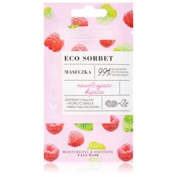 Bielenda Eco Sorbet Raspberry masca -efect calmant