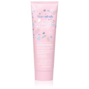 BodyBoom HairBoom Rice Rehab- 4 in 1 Multifunctional Rice Hair Mask masca de par pentru par fin, degradat