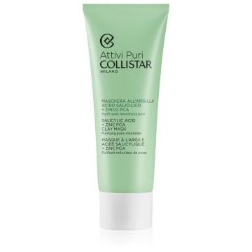 Collistar Attivi Puri Salicylic Acid + Zinc Clay Mask mască cu argilă cu acid hialuronic