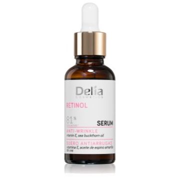 Delia Cosmetics Retinol Anti-Wrinkle Serum ser pentru contur cu retinol