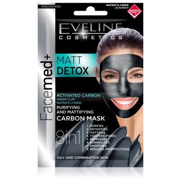 Eveline Cosmetics FaceMed+ mască pentru față pentru ten gras și mixt