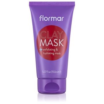 flormar Clay Mask mască facială exfoliantă, pentru curățare cu argila
