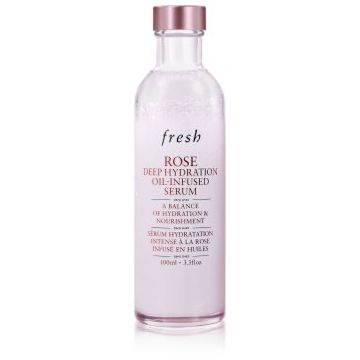 fresh Rose Deep Hydration Oil-Infused Serum ser de ulei hidratant de trandafir