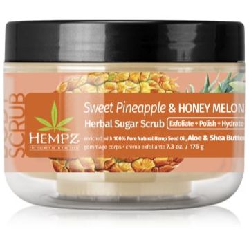 HEMPZ Sweet Pineapple Honey Melon exfoliant pentru corp