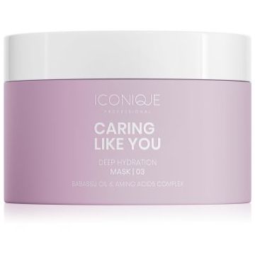ICONIQUE Professional CARING LIKE YOU Deep Hydration mască de hidratare profundă pentru păr uscat și deteriorat