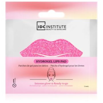 IDC Institute Glitter Lip Pink mască cu hidrogel pentru buze