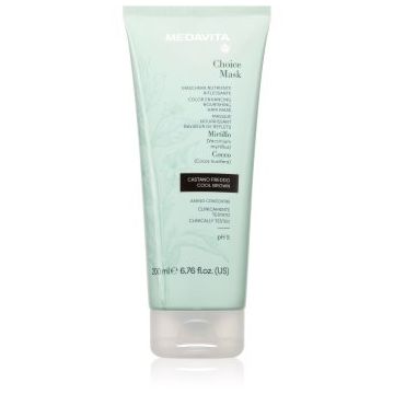 Medavita Choice Cool Brown masca hranitoare pentru păr vopsit