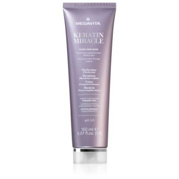 Medavita Keratin Miracle Sleek Hair Mask masca hidratanta pentru netezire