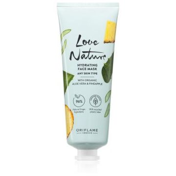 Oriflame Love Nature Organic Aloe Vera & Pineapple masca faciala hidratanta