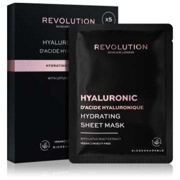 Revolution Skincare Hyaluronic Acid set de măști textile pentru hidratare intensa