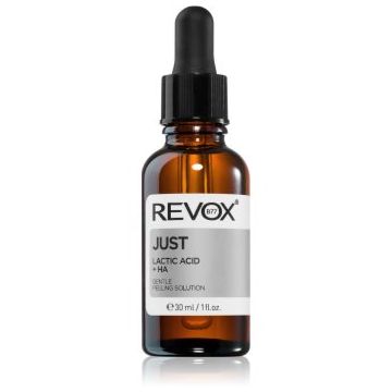 Revox B77 Just Lactic Acid + HA ser exfoliant de netezire pentru față și gât