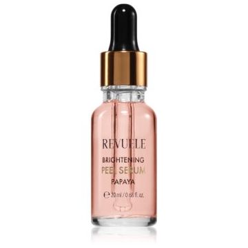 Revuele Brightening Papaya Peel Serum ser exfoliant de netezire pentru o piele mai luminoasa