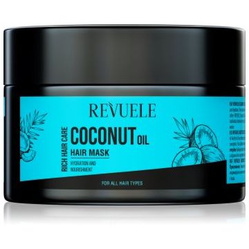 Revuele Coconut Oil Hair Mask mască nutritivă și hidratantă pentru păr