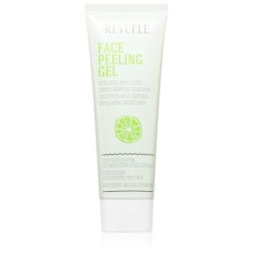 Revuele Face Peeling Gel AHA Fruit Acids demachiant cu efect de peenling impotriva punctelor negre